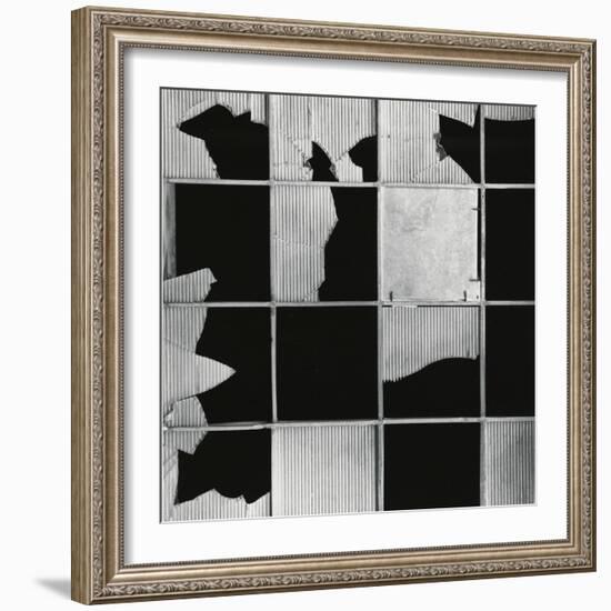 Broken Glass and Window, c. 1970-Brett Weston-Framed Photographic Print