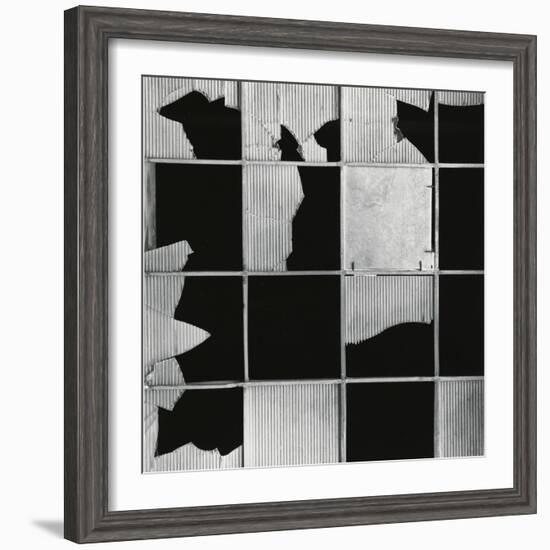 Broken Glass and Window, c. 1970-Brett Weston-Framed Photographic Print