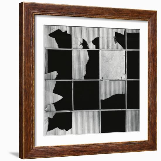 Broken Glass and Window, c. 1970-Brett Weston-Framed Photographic Print