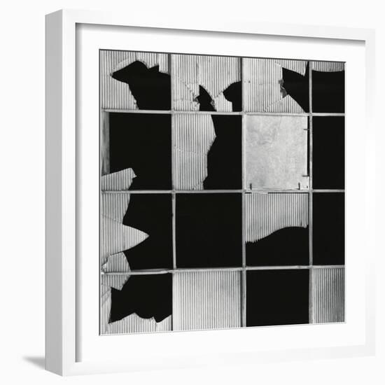 Broken Glass and Window, c. 1970-Brett Weston-Framed Photographic Print