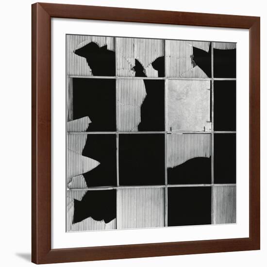 Broken Glass and Window, c. 1970-Brett Weston-Framed Premium Photographic Print