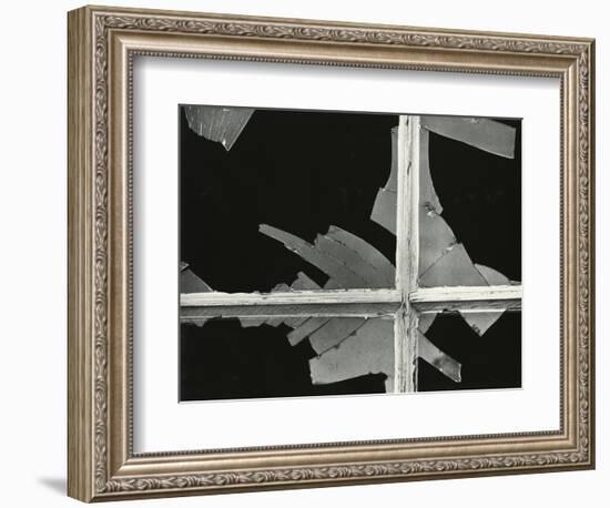 Broken Glass, Window, 1975-Brett Weston-Framed Photographic Print