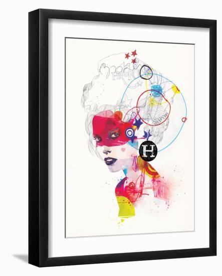 Broken Hearted Heros-Mydeadpony-Framed Art Print