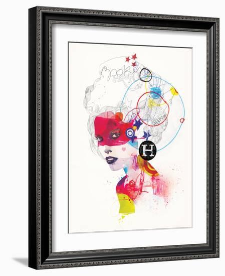 Broken Hearted Heros-Mydeadpony-Framed Art Print