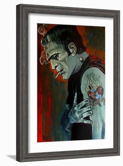 Broken Hearted-Mike Bell-Framed Art Print