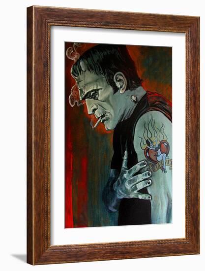 Broken Hearted-Mike Bell-Framed Art Print