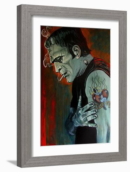 Broken Hearted-Mike Bell-Framed Art Print