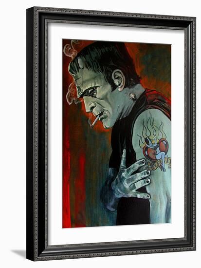 Broken Hearted-Mike Bell-Framed Art Print