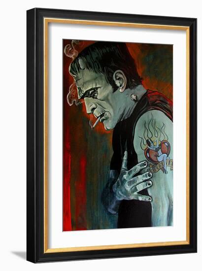 Broken Hearted-Mike Bell-Framed Art Print