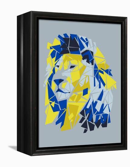 Broken Lion-null-Framed Premier Image Canvas