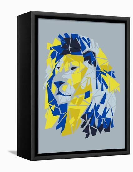 Broken Lion-null-Framed Premier Image Canvas