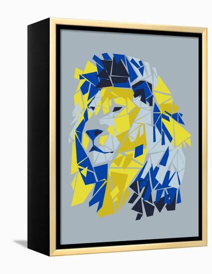 Broken Lion-null-Framed Premier Image Canvas