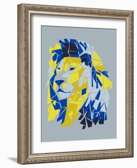 Broken Lion-null-Framed Giclee Print