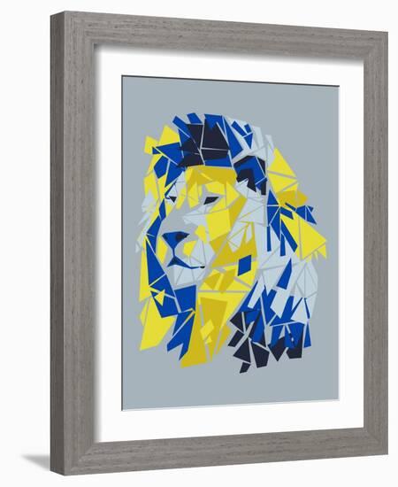 Broken Lion-null-Framed Giclee Print