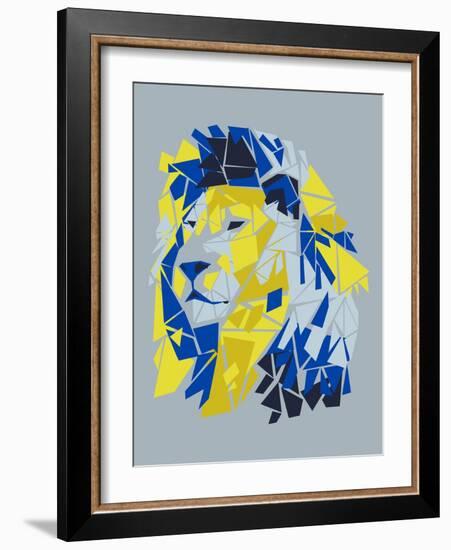 Broken Lion-null-Framed Giclee Print