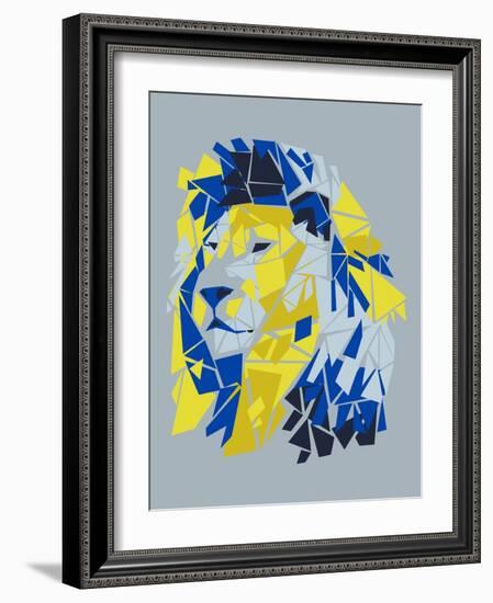 Broken Lion-null-Framed Giclee Print