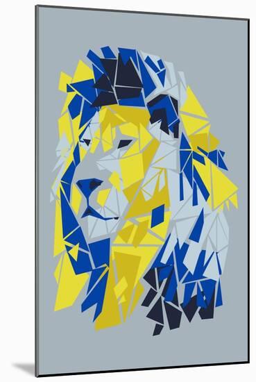 Broken Lion-null-Mounted Giclee Print