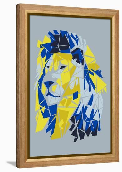 Broken Lion-null-Framed Premier Image Canvas