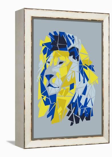 Broken Lion-null-Framed Premier Image Canvas