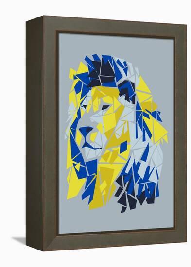 Broken Lion-null-Framed Premier Image Canvas