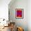 Broken Ties Series - Red/Fuschia-Ruth Palmer-Framed Art Print displayed on a wall