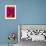 Broken Ties Series - Red/Fuschia-Ruth Palmer-Framed Art Print displayed on a wall