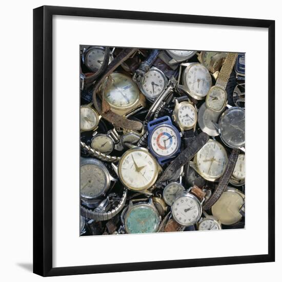 Broken Wrist-watches-Kevin Curtis-Framed Premium Photographic Print