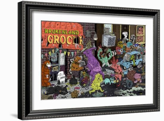 Brokenland-Drew Morrison-Framed Art Print