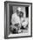 Brokers Speaking on Telephone at Bombay Stock and Cotton Exchanges-Margaret Bourke-White-Framed Photographic Print