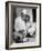 Brokers Speaking on Telephone at Bombay Stock and Cotton Exchanges-Margaret Bourke-White-Framed Photographic Print