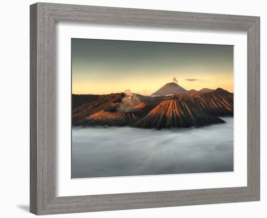 Bromo-Tengger-Semeru National Park on the Island of Java in Indonesia-Kyle Hammons-Framed Photographic Print