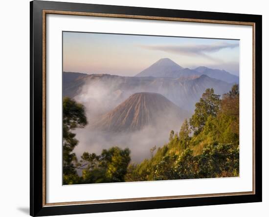 Bromo Volcano in Bromo-Tengger-Semeru National Park-Peter Adams-Framed Photographic Print