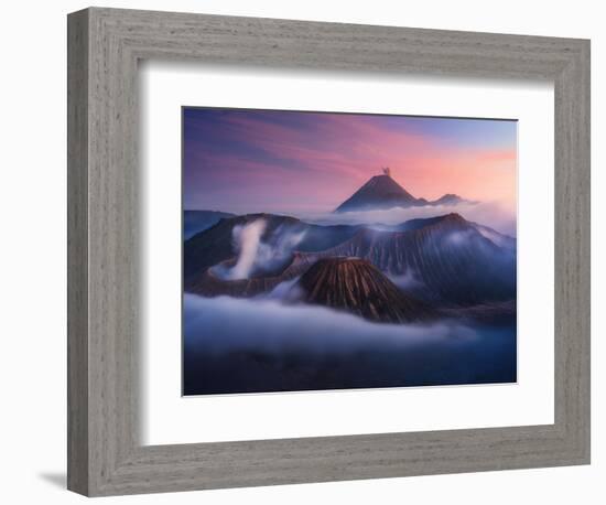 Bromo vs Semeru.-Juan Pablo de-Framed Photographic Print