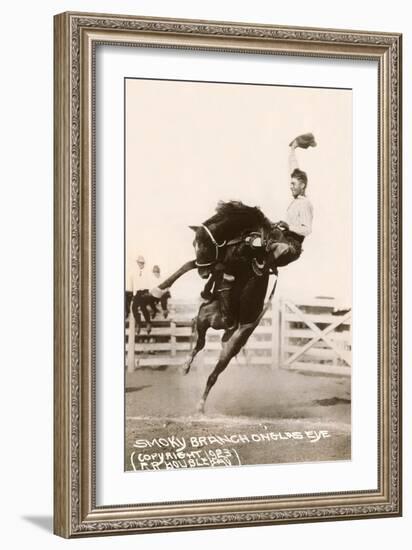 Bronco Buster-null-Framed Art Print