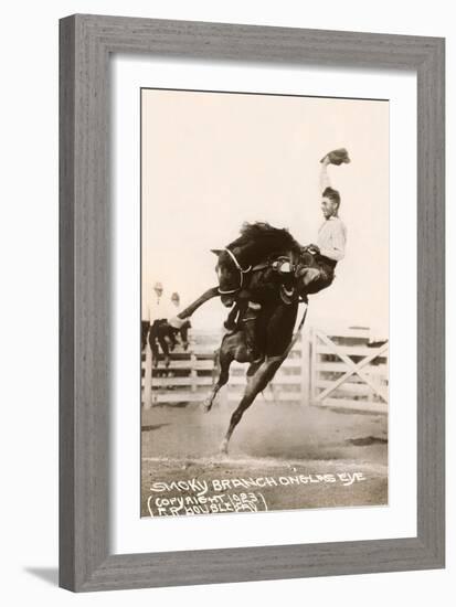 Bronco Buster-null-Framed Art Print