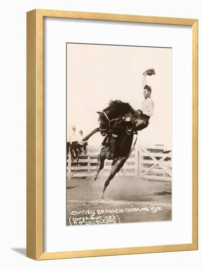 Bronco Buster-null-Framed Art Print