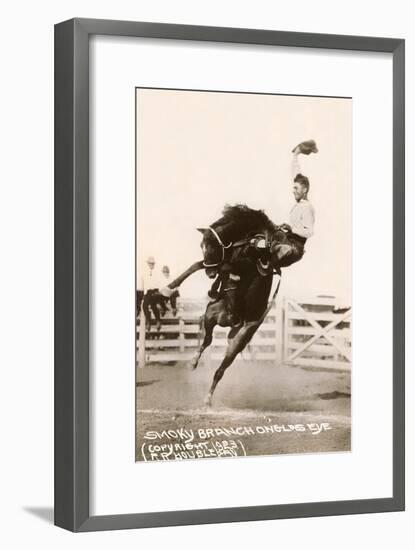 Bronco Buster-null-Framed Art Print