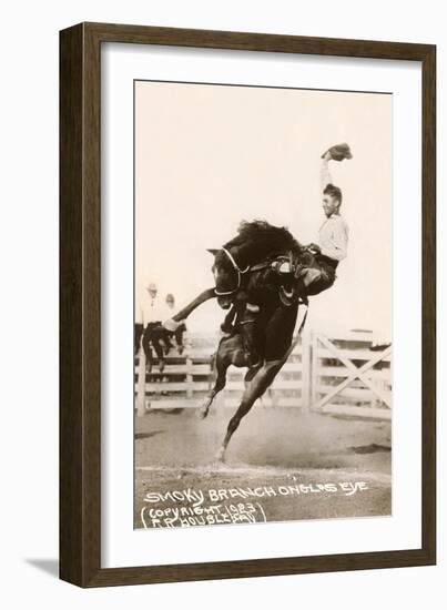 Bronco Buster-null-Framed Art Print