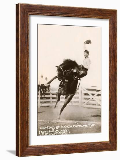 Bronco Buster-null-Framed Art Print