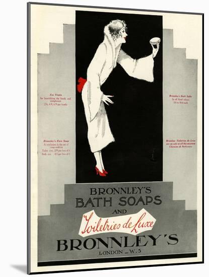 Bronnley's, Magazine Advertisement, UK, 1920-null-Mounted Giclee Print