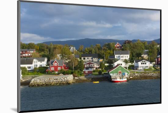 Bronnoysund, Norway, Colorful Fishing Houses and Homes from Water-Bill Bachmann-Mounted Photographic Print