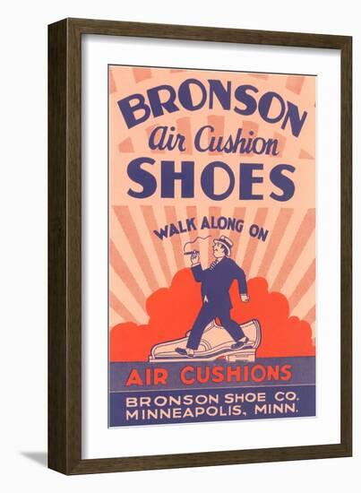 Bronson Air Cushion Shoes-null-Framed Art Print