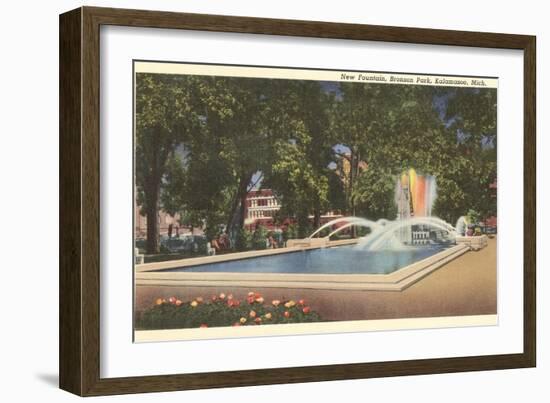 Bronson Park, Kalamazoo, Michigan-null-Framed Art Print