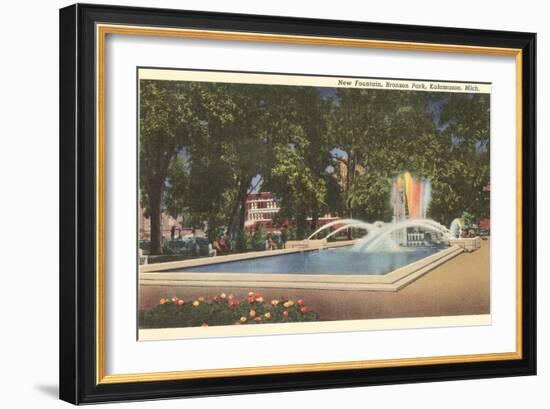 Bronson Park, Kalamazoo, Michigan-null-Framed Art Print