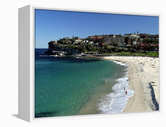 Bronte Beach, Sydney, Australia-David Wall-Framed Premier Image Canvas