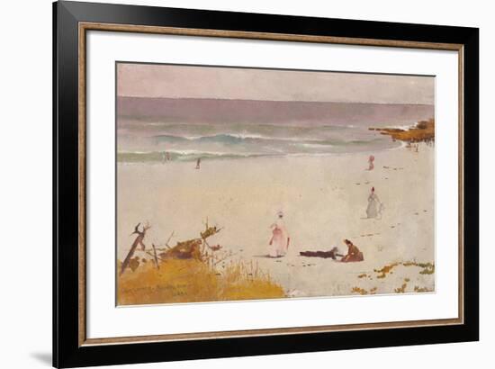 Bronte Beach-Charles Conder-Framed Premium Giclee Print