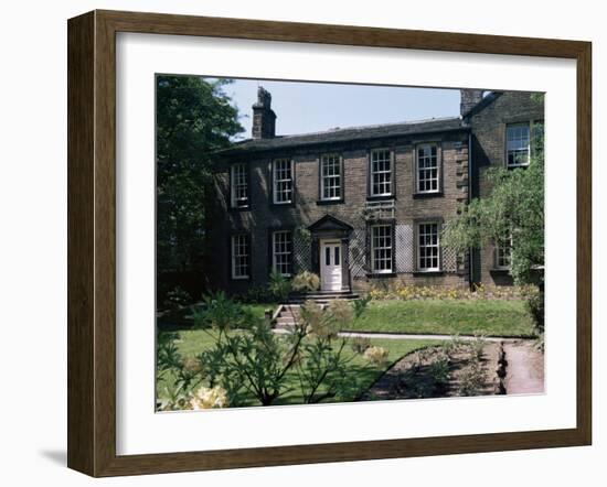 Bronte Vicarage (Parsonage), Haworth, Yorkshire, England, United Kingdom-Christina Gascoigne-Framed Photographic Print