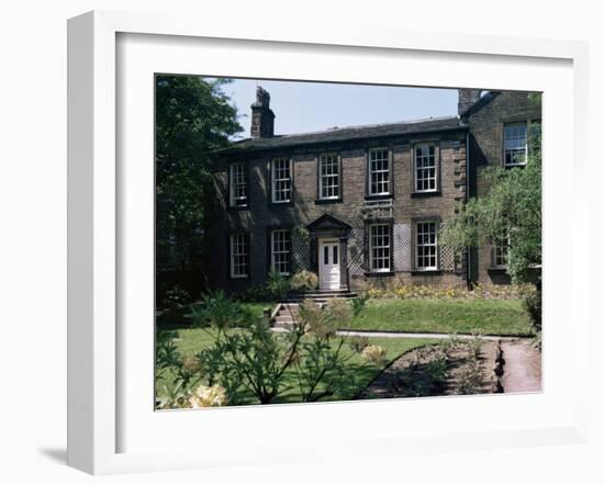 Bronte Vicarage (Parsonage), Haworth, Yorkshire, England, United Kingdom-Christina Gascoigne-Framed Photographic Print