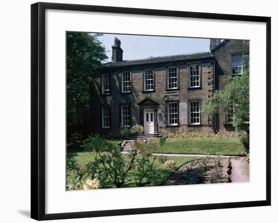 Bronte Vicarage (Parsonage), Haworth, Yorkshire, England, United Kingdom-Christina Gascoigne-Framed Photographic Print
