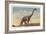 Brontosaurus, Dinosaur Park, Rapid City, South Dakota-null-Framed Art Print